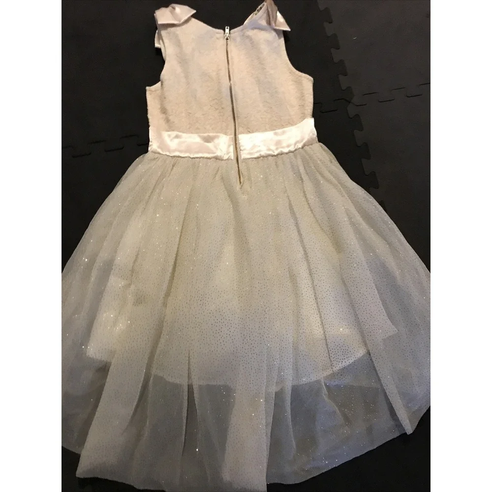 American Girl Gorgeous Gold Fancy Dress for Big Girls, Euc. Size 10‎